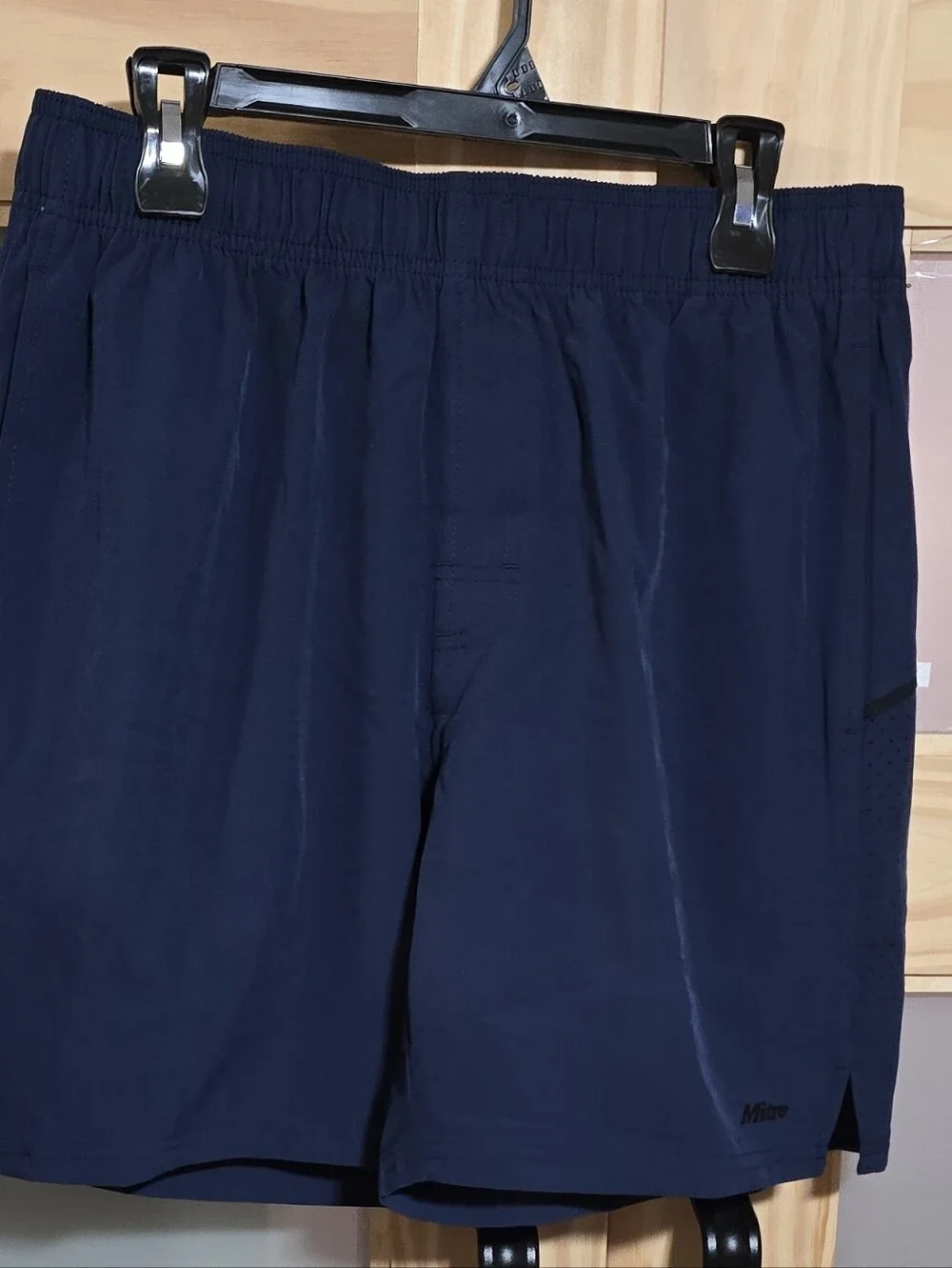 Mitre Men’s Navy Athletic Shorts – Lightweight Breathable Performance